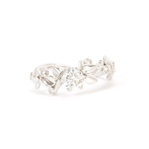 Bague Rosée, diamants et or blanc 3