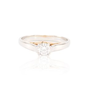 Solitaire Destin Nude PM, or et diamant 1