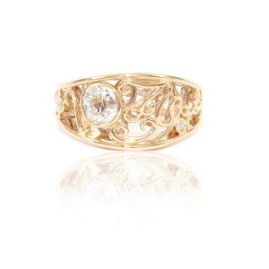 Bague Dualità, or jaune et blanc 18k, diamants 4