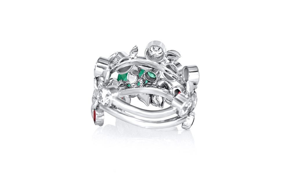 Alliance Meadow, Or blanc et diamants 2