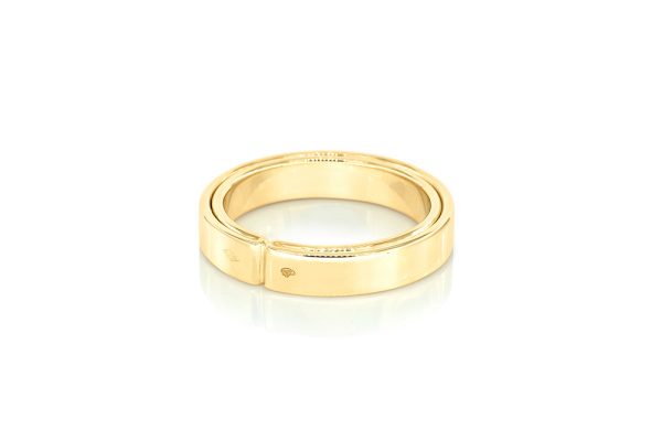 Alliance ruban Or jaune 18k 3