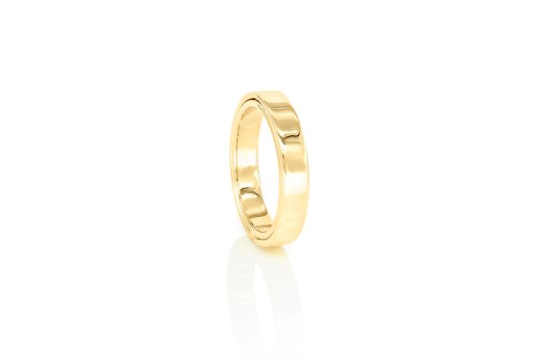 Alliance ruban Or jaune 18k 1